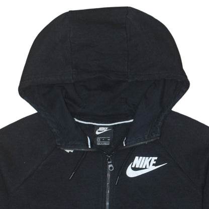 Mens UK Size S Nike Black Full Zip Hoodie