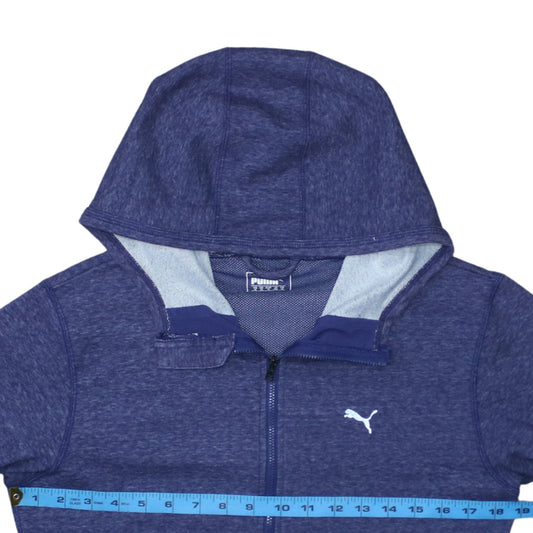 Womens UK Size M PUMA Blue Gym & TrainingRunning & JoggingWalking Jacket