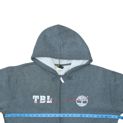 Mens UK Size XL Timberland Grey Full Zip Hoodie