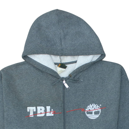 Mens UK Size XL Timberland Grey Full Zip Hoodie