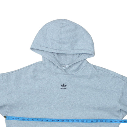 Womens UK Size 12 adidas Grey Pullover Hoodie