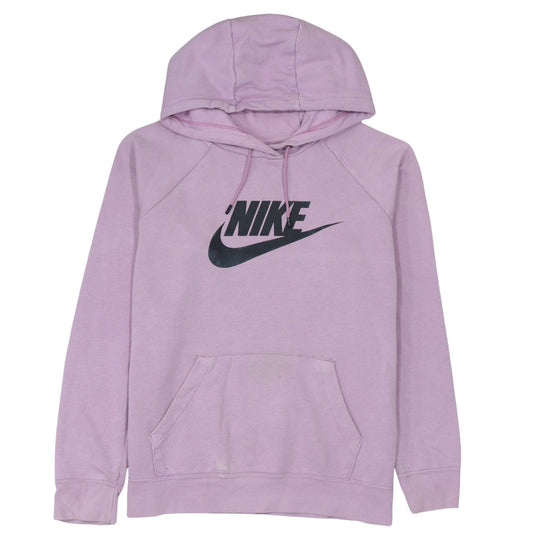 Womens UK Size L Nike Purple Pullover Hoodie