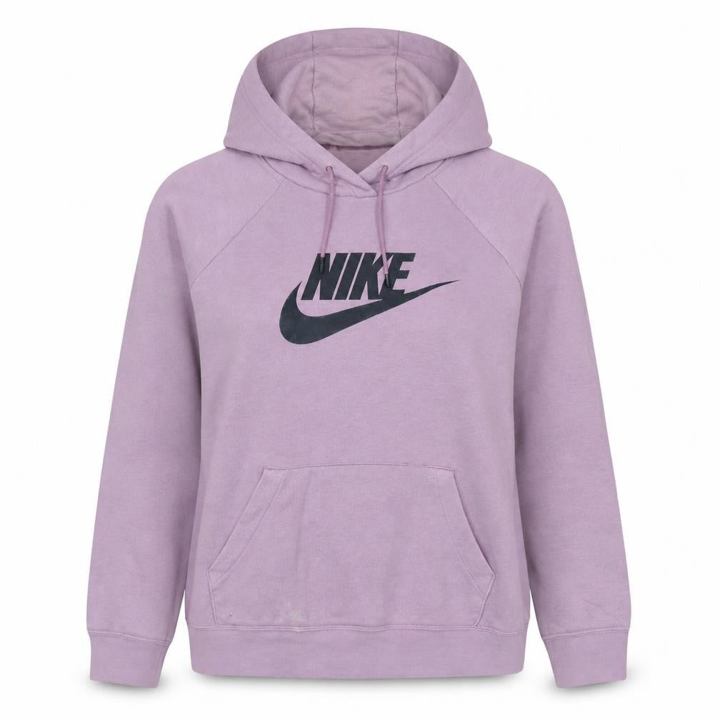 Womens UK Size L Nike Purple Pullover Hoodie