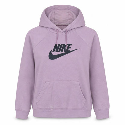 Womens UK Size L Nike Purple Pullover Hoodie