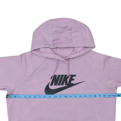 Womens UK Size L Nike Purple Pullover Hoodie