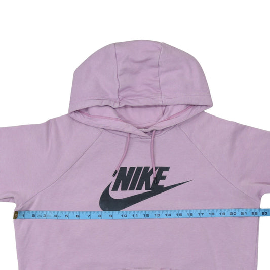 Womens UK Size L Nike Purple Pullover Hoodie
