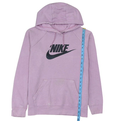Womens UK Size L Nike Purple Pullover Hoodie