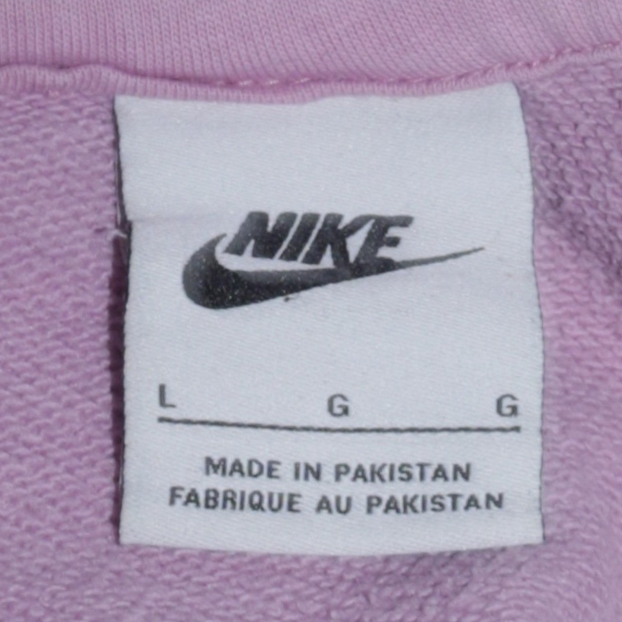 Womens UK Size L Nike Purple Pullover Hoodie