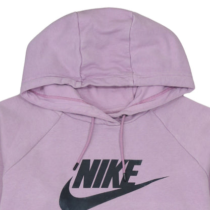 Womens UK Size L Nike Purple Pullover Hoodie
