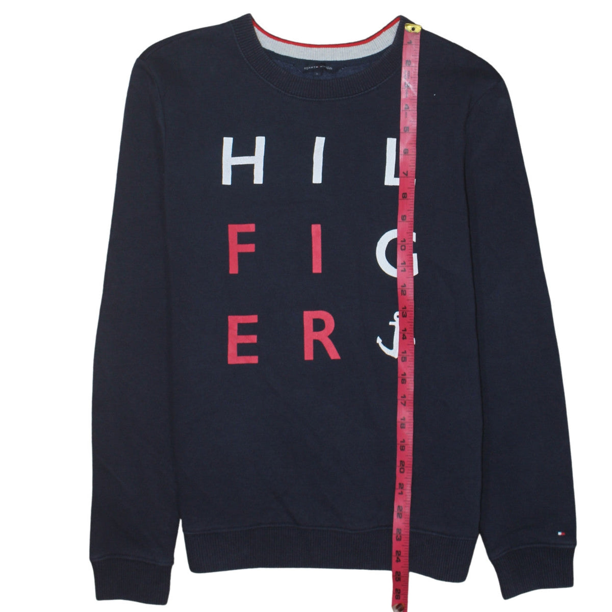 Mens UK Size S Tommy Hilfiger Blue Pullover Sweatshirt