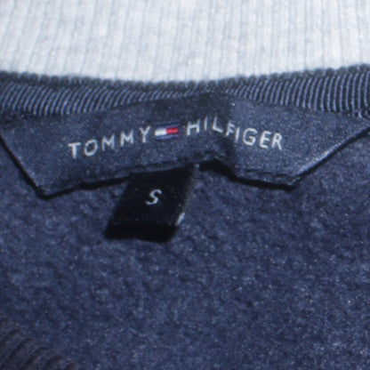 Mens UK Size S Tommy Hilfiger Blue Pullover Sweatshirt
