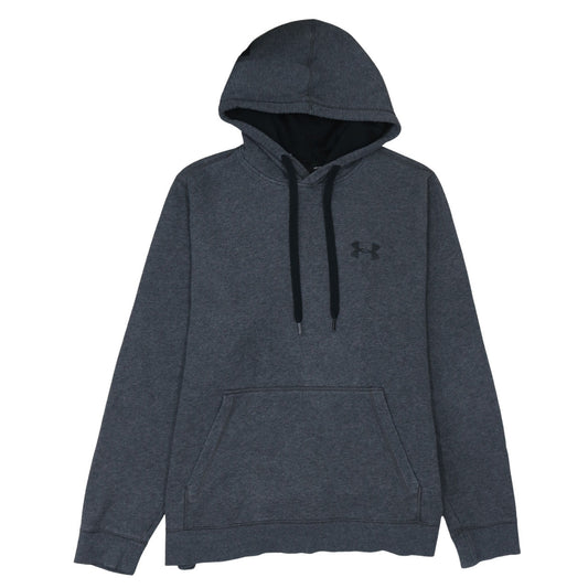Mens UK Size L Under armour Grey Pullover Hoodie