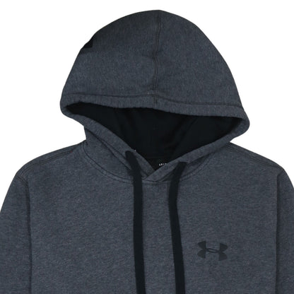Mens UK Size L Under armour Grey Pullover Hoodie