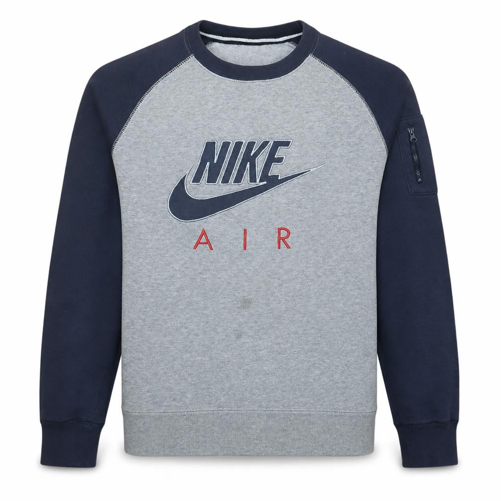 Mens UK Size L Nike Grey Pullover Sweatshirt