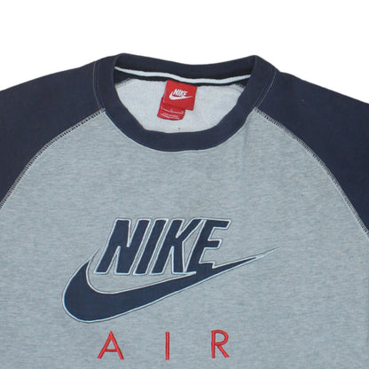Mens UK Size L Nike Grey Pullover Sweatshirt
