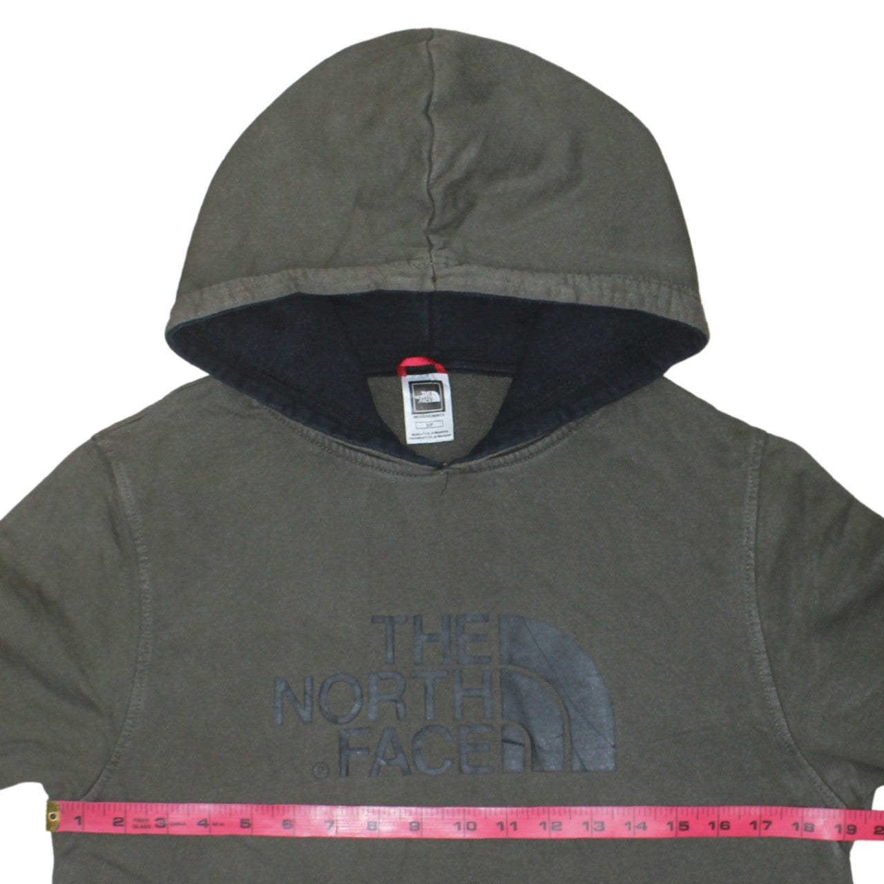 Mens UK Size S The North Face Green Pullover Hoodie