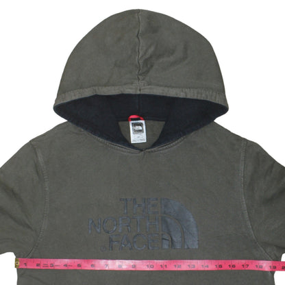 Mens UK Size S The North Face Green Pullover Hoodie