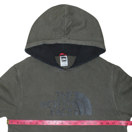 Mens UK Size S The North Face Green Pullover Hoodie