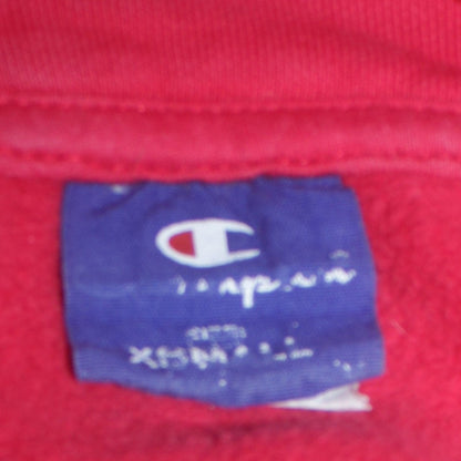 Womens UK Size XL Champion Red Pullover Hoodie