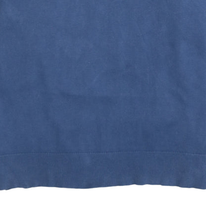 Mens UK Size M Tommy Hilfiger Blue 1/2 Zip Jumper