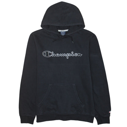 Mens UK Size M Champion Black Pullover Hoodie