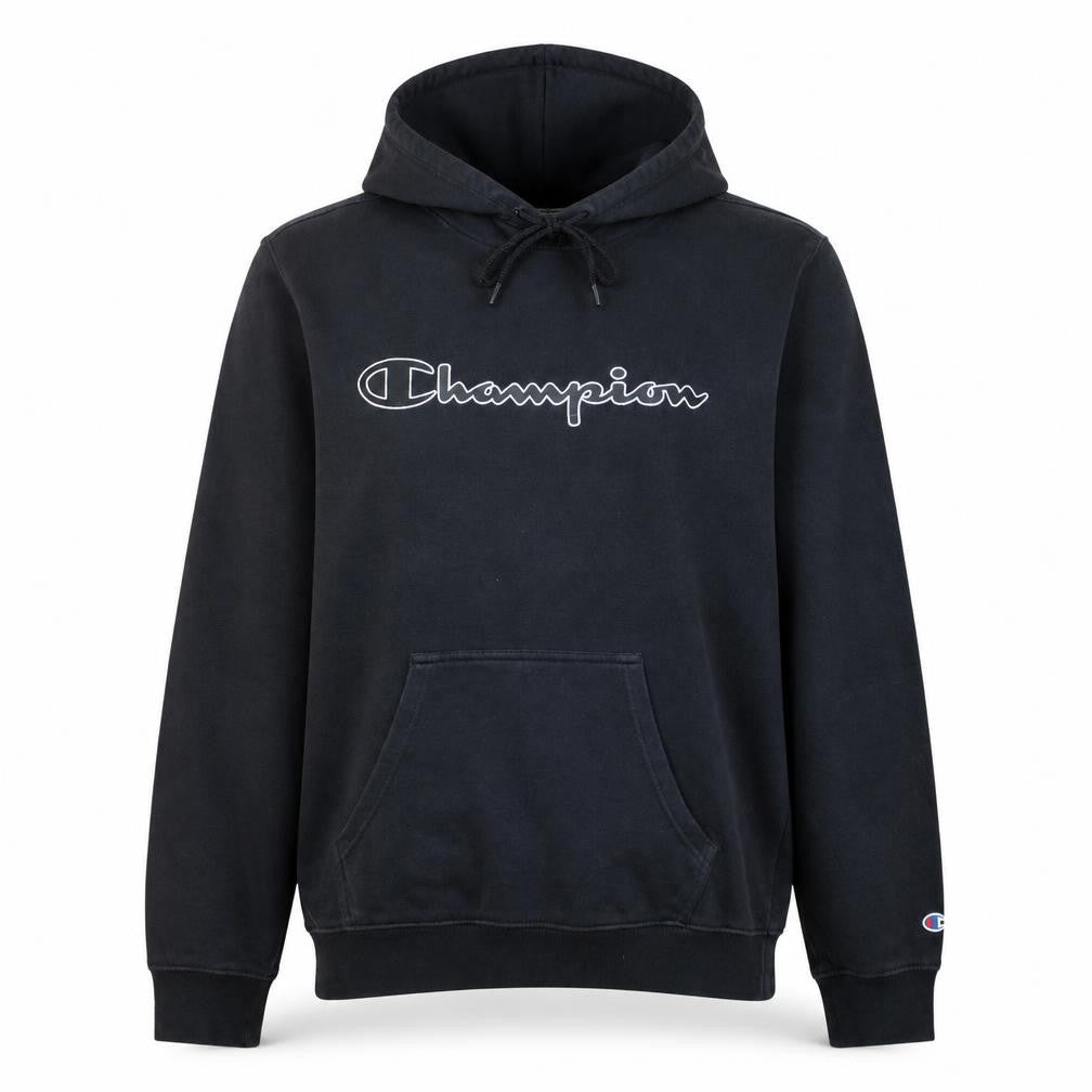 Mens UK Size M Champion Black Pullover Hoodie