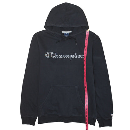 Mens UK Size M Champion Black Pullover Hoodie