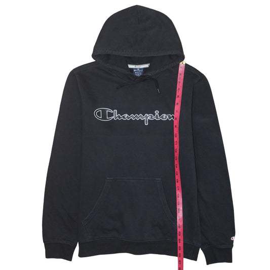 Mens UK Size M Champion Black Pullover Hoodie