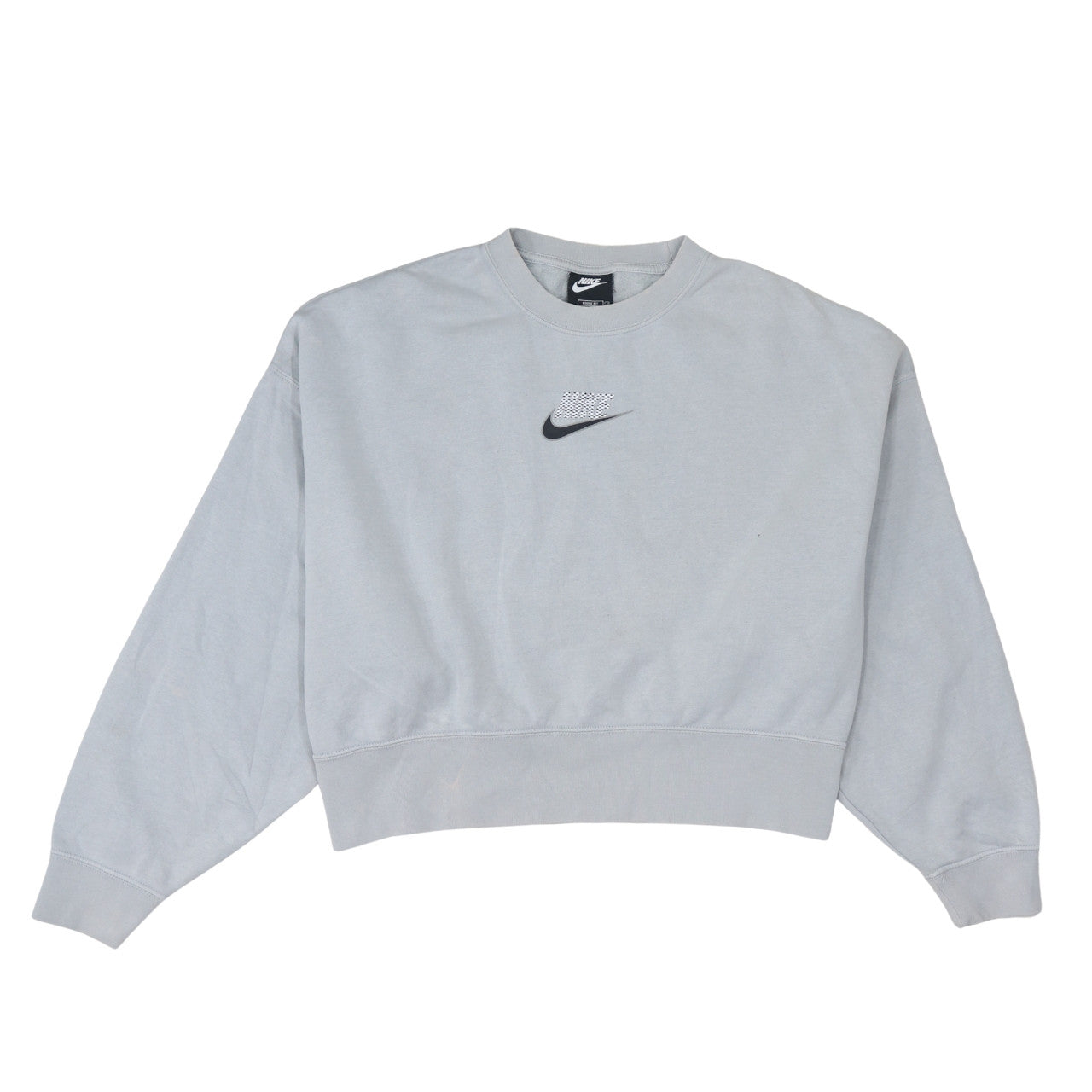 Womens UK Size XS Nike Grey Pullover Sweatshirt