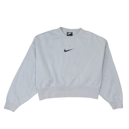 Womens UK Size XS Nike Grey Pullover Sweatshirt