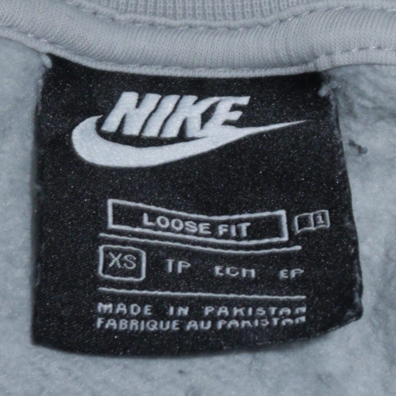 Womens UK Size XS Nike Grey Pullover Sweatshirt