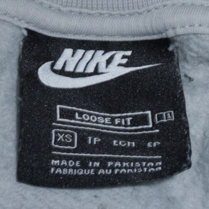 Womens UK Size XS Nike Grey Pullover Sweatshirt