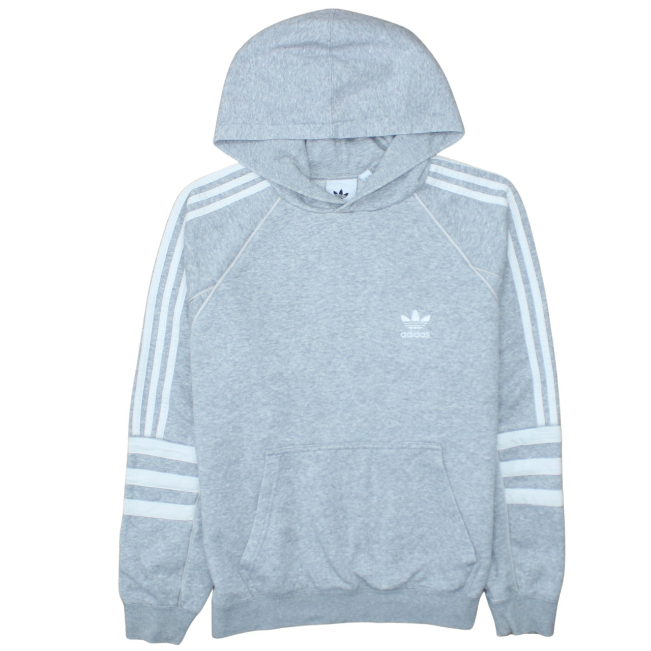 Mens UK Size S adidas Grey Pullover Hoodie