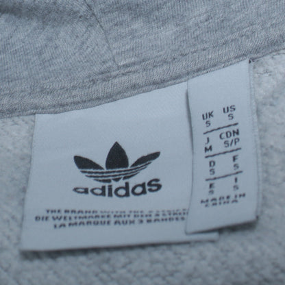 Mens UK Size S adidas Grey Pullover Hoodie