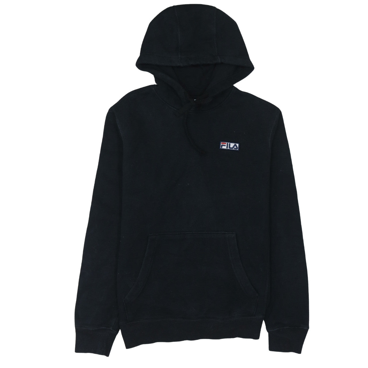 Mens UK Size S FILA Black Pullover Hoodie