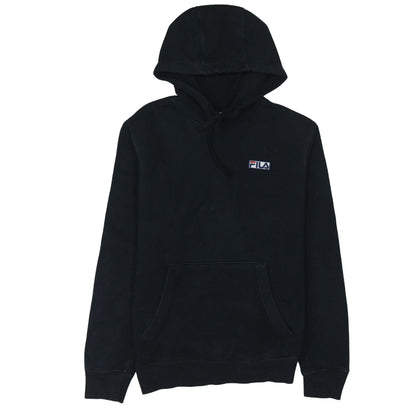 Mens UK Size S FILA Black Pullover Hoodie