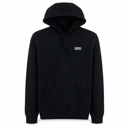 Fila Men's Black Pullover Hoodie Size S Regular Fit Fleece