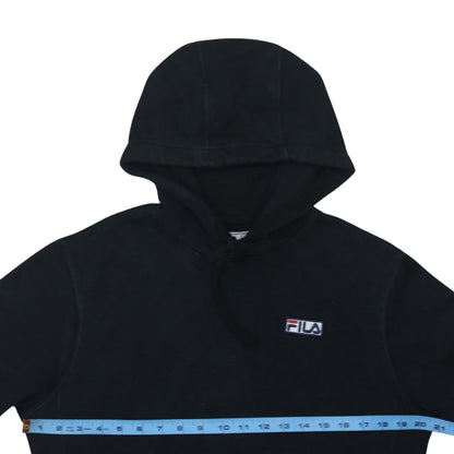 Mens UK Size S FILA Black Pullover Hoodie