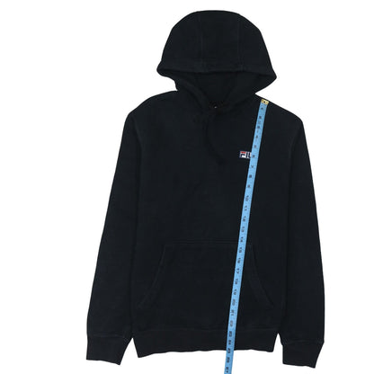Mens UK Size S FILA Black Pullover Hoodie