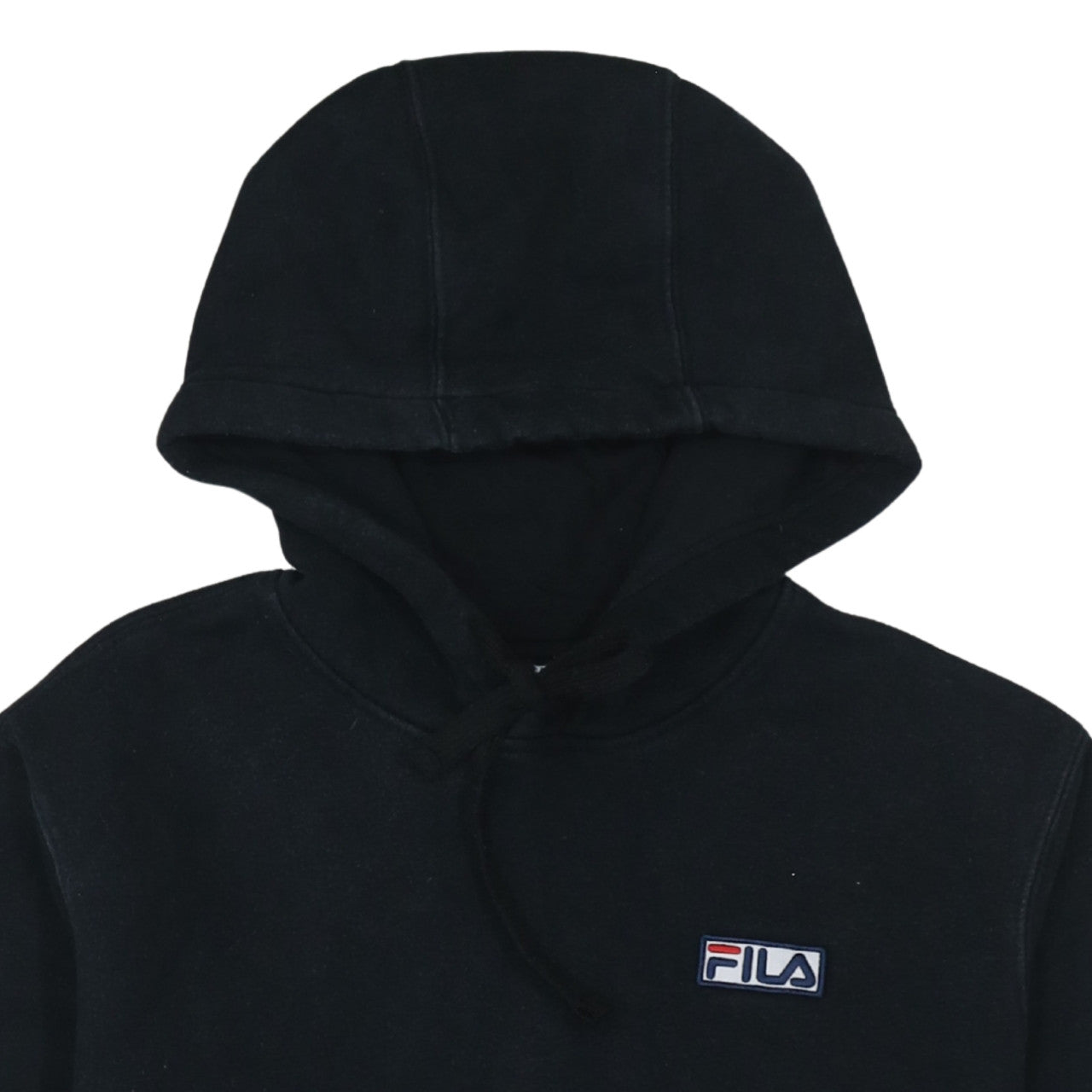 Mens UK Size S FILA Black Pullover Hoodie