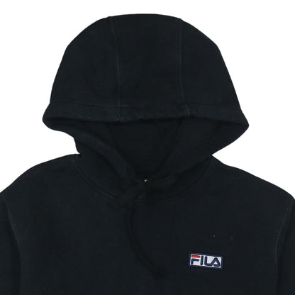 Mens UK Size S FILA Black Pullover Hoodie