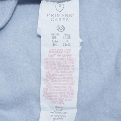 Womens UK Size XS Primark Blue Pullover Sweatshirt