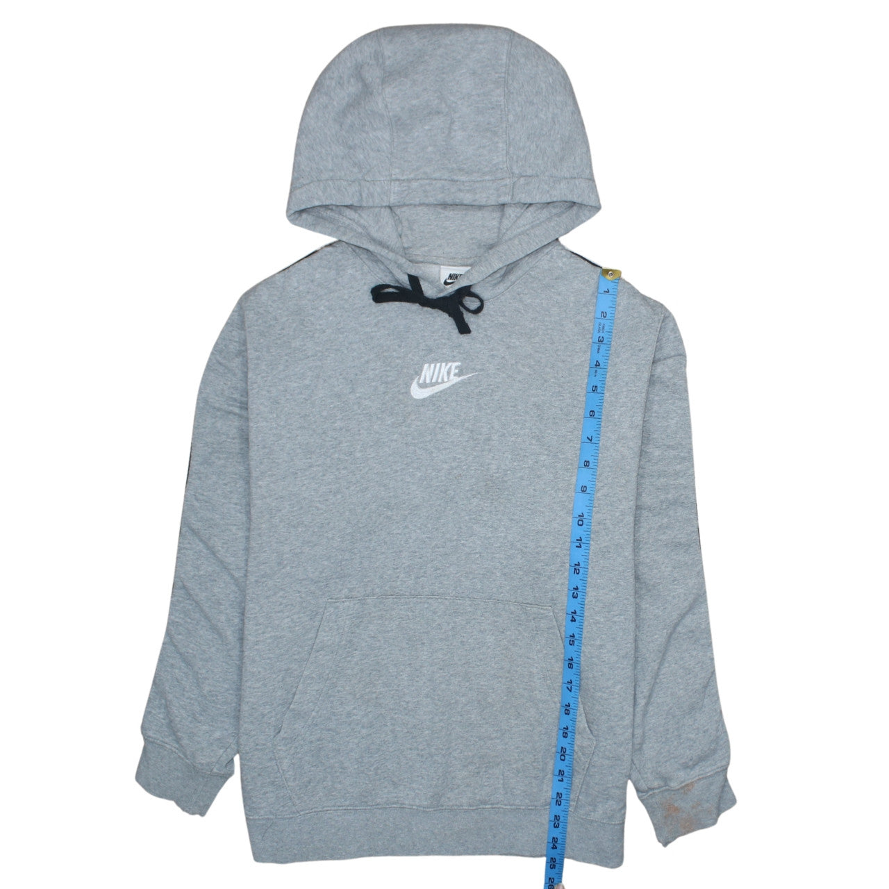 Mens UK Size S Nike Grey Pullover Hoodie