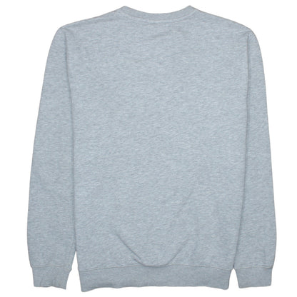 Fila Men's Grey Crew Neck Pullover Sweatshirt M Regular Fit