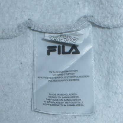 Fila Men's Grey Crew Neck Pullover Sweatshirt M Regular Fit