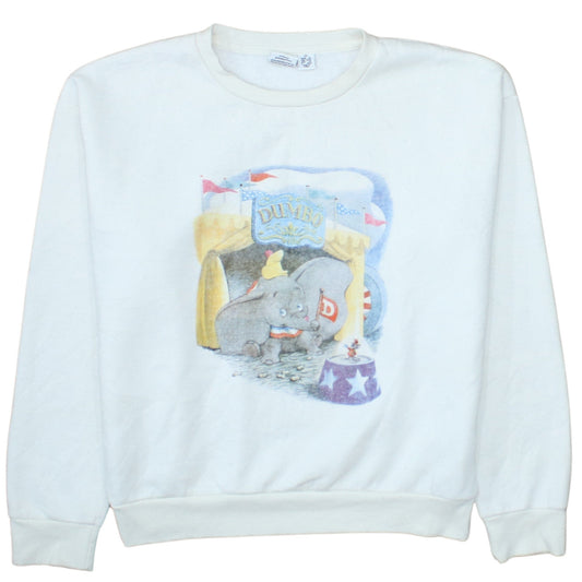 Womens UK Size XS Disney White Pullover Sweatshirt