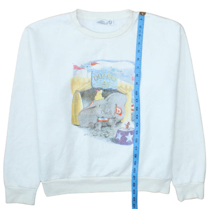 Womens UK Size XS Disney White Pullover Sweatshirt
