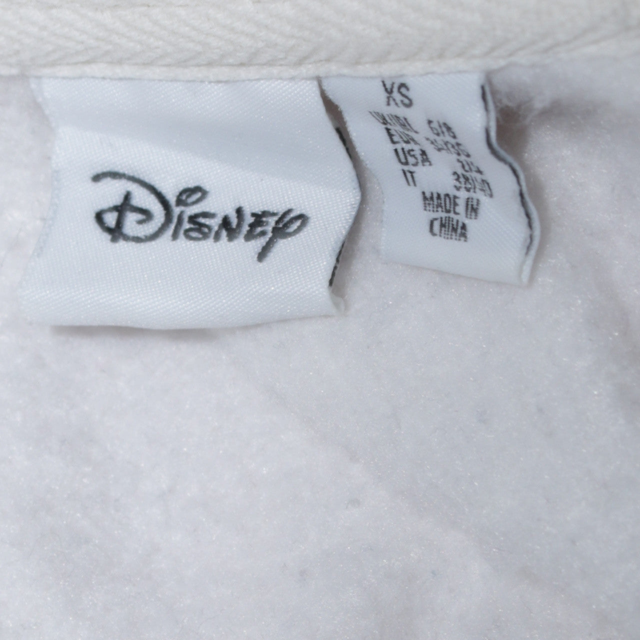 Womens UK Size XS Disney White Pullover Sweatshirt