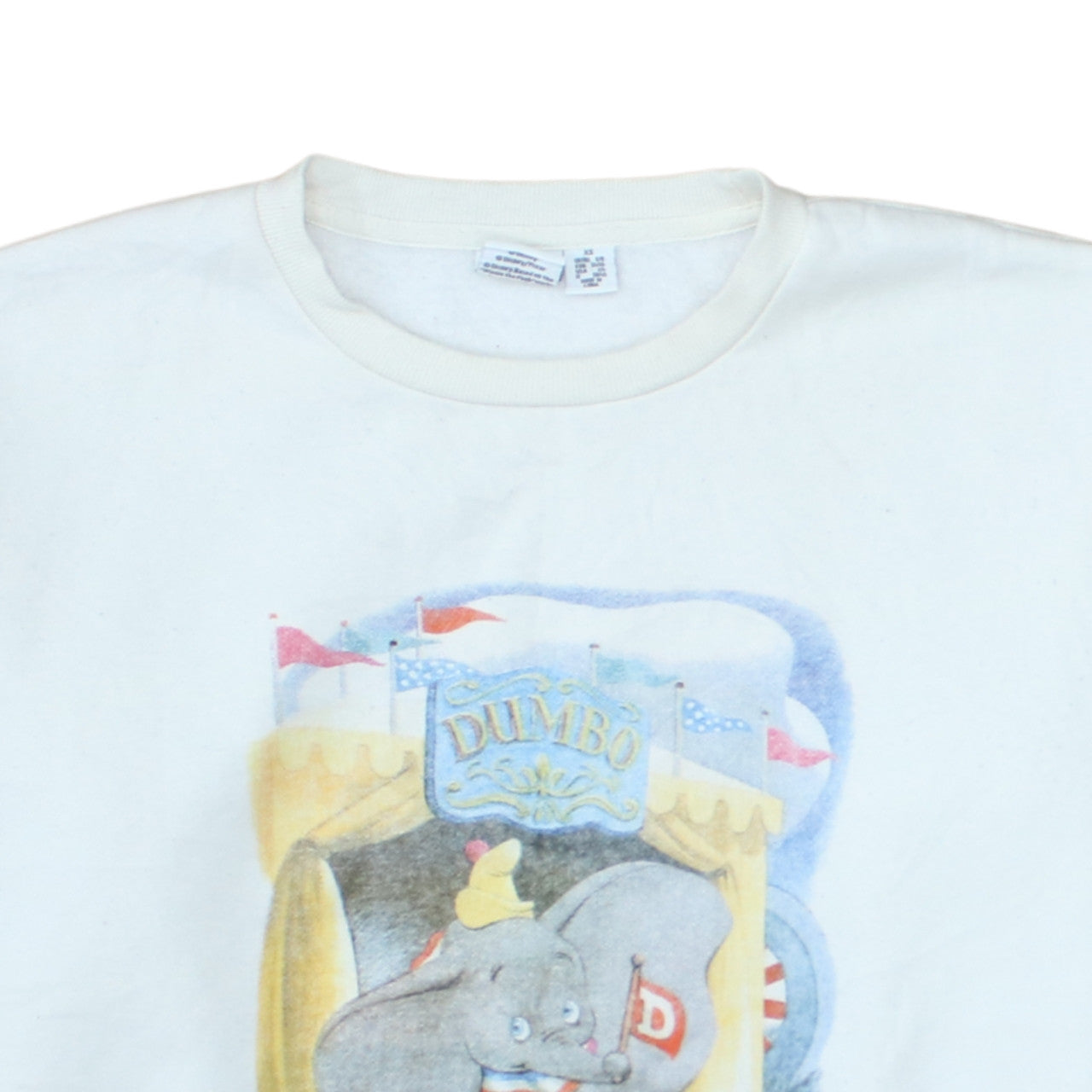 Womens UK Size XS Disney White Pullover Sweatshirt