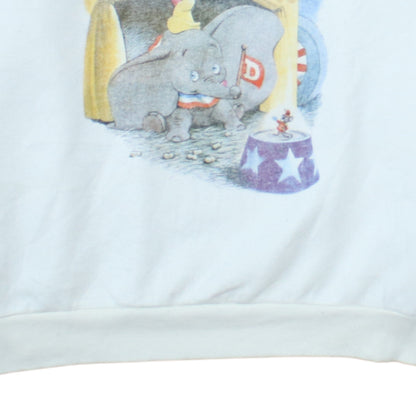 Womens UK Size XS Disney White Pullover Sweatshirt